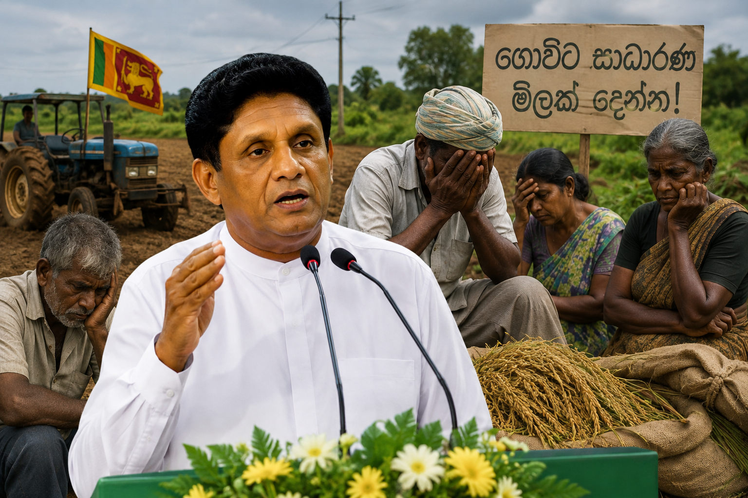 මාලිමා රජයෙන් ගොවියාට ලැබෙන්නේ කුඩම්මාගේ සැලකිලි 